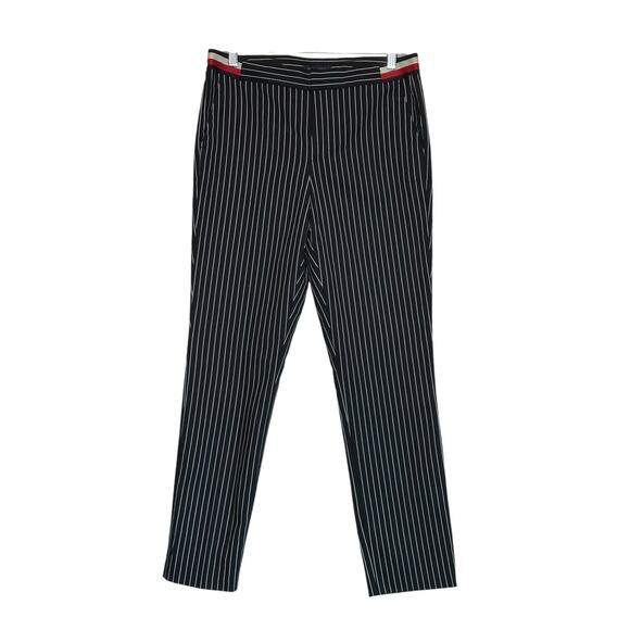 Tommy Hilfiger navy blue white stripes pants size 8 - Picture 1 of 11